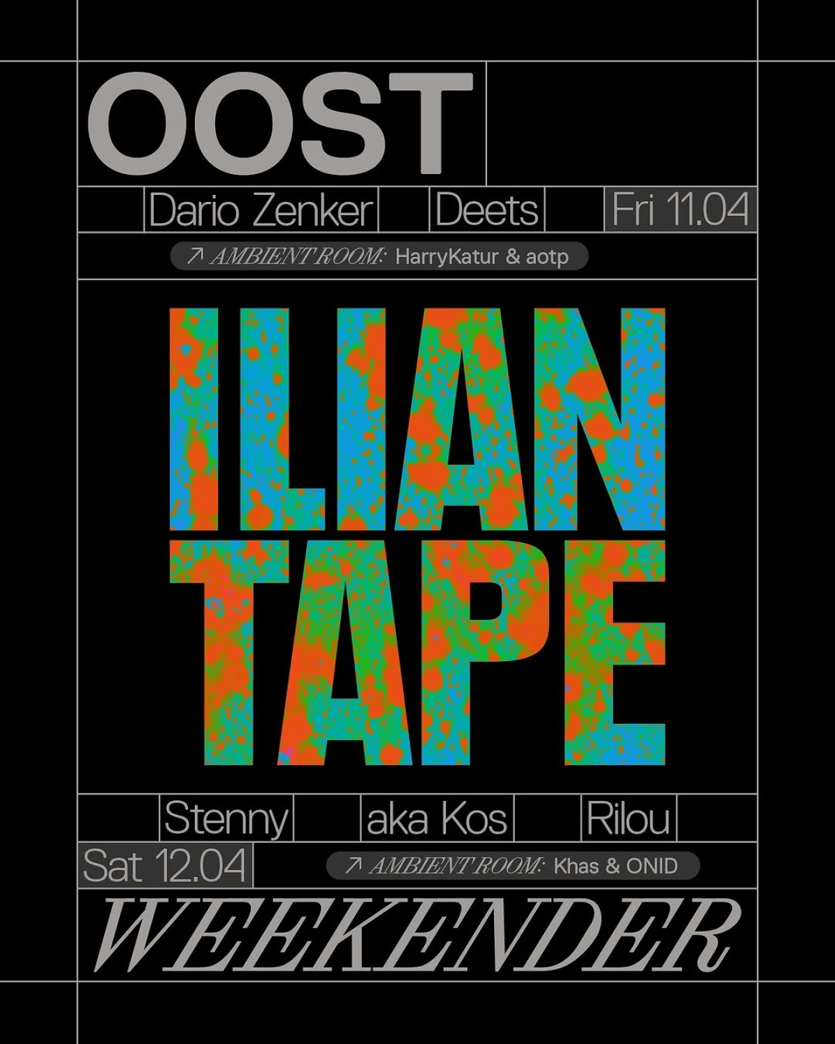 CLUB: Ilian Tape Weekender